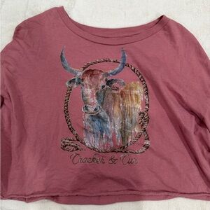 Cracker & Cur cropped long sleeve